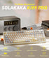 SOLAKAKA Ki99 Pro Wireless Mechanical Keyboard 99 Key Gasket Hot-Swap RGB Orange