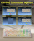 SOLAKAKA Ki99 Pro Wireless Mechanical Keyboard 99 Key Gasket Hot-Swap RGB Orange