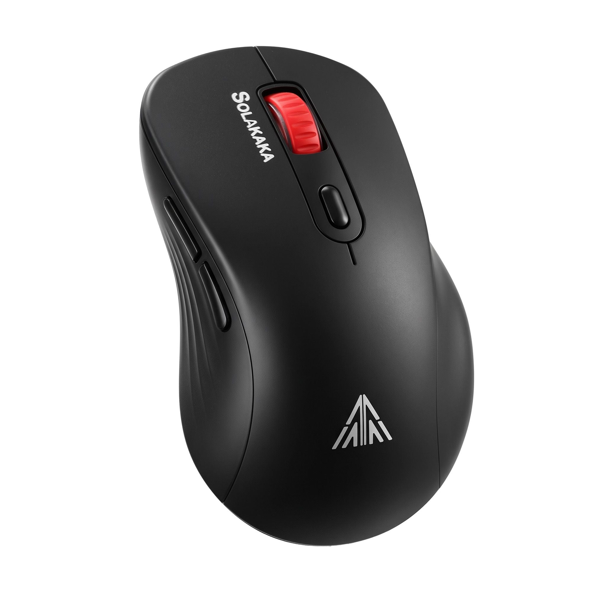 SOLAKAKA SM66 Silent Wireless Mouse Bluetooth 2.4GHz Multi-Device 4200 DPI Black