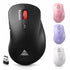 SOLAKAKA SM66 Silent Wireless Mouse Bluetooth 2.4GHz Multi-Device 4200 DPI Black