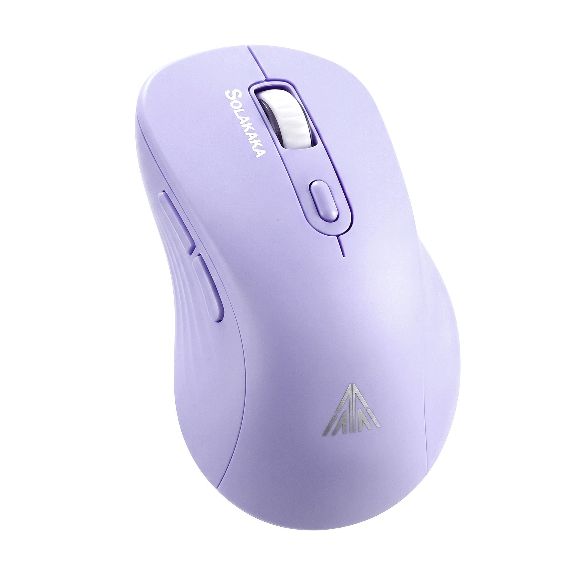 SOLAKAKA SM66 Silent Wireless Mouse Bluetooth 2.4GHz Multi-Device 4200DPI Purple