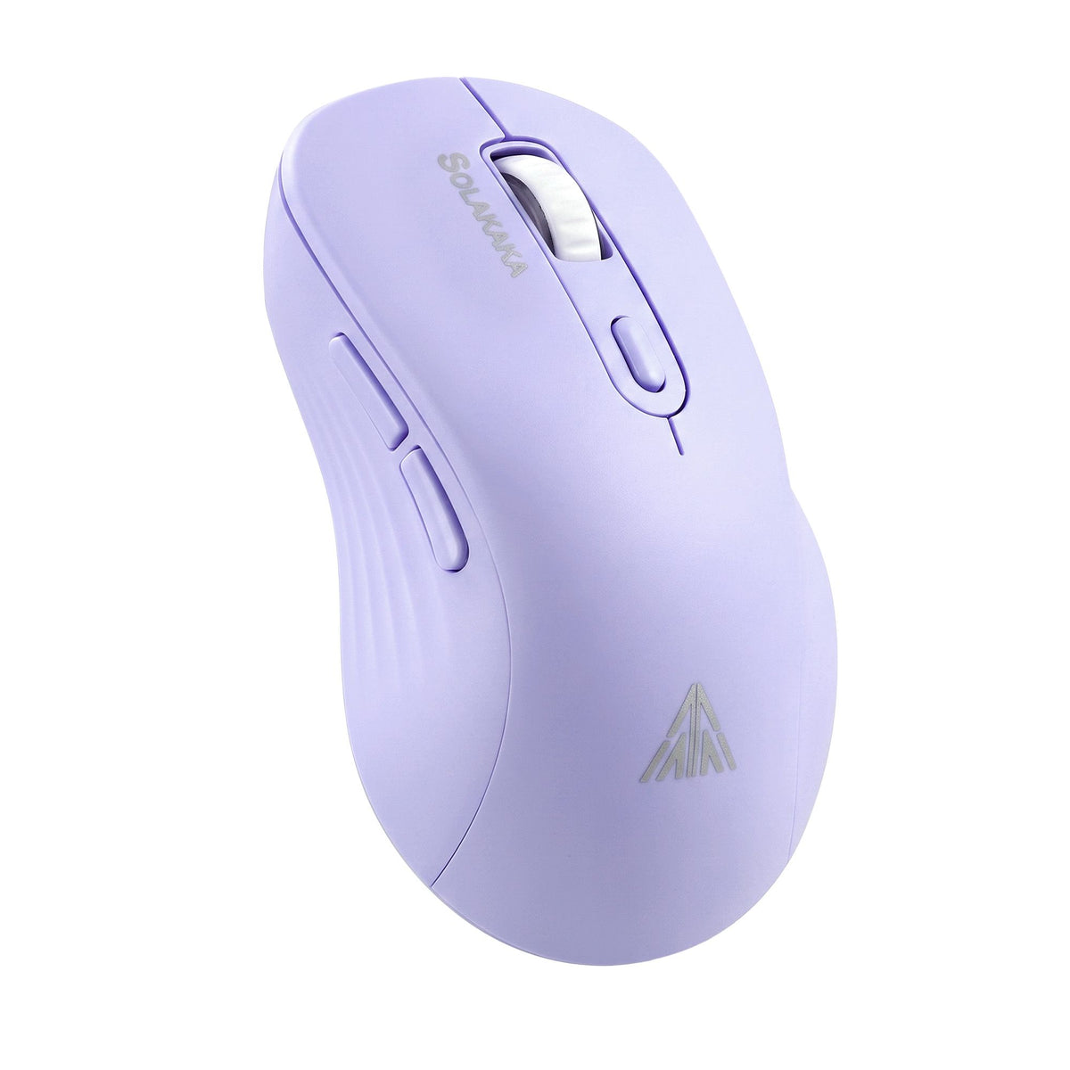SOLAKAKA SM66 Silent Wireless Mouse Bluetooth 2.4GHz Multi-Device 4200DPI Purple