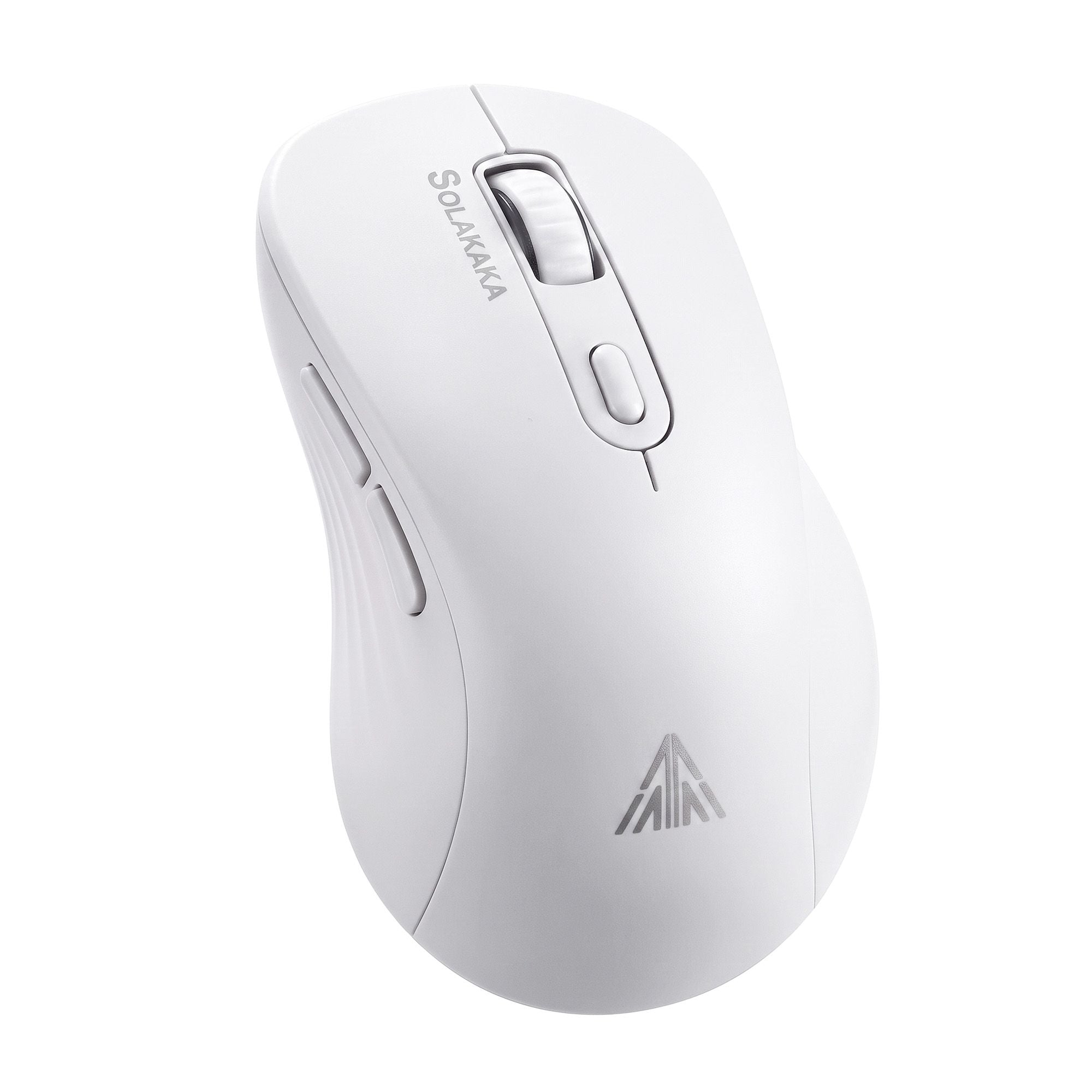 SOLAKAKA SM66 Silent Wireless Mouse Bluetooth 2.4GHz Multi-Device 4200 DPI White
