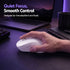SOLAKAKA SM66 Silent Wireless Mouse Bluetooth 2.4GHz Multi-Device 4200 DPI White