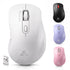 SOLAKAKA SM66 Silent Wireless Mouse Bluetooth 2.4GHz Multi-Device 4200 DPI White