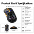 SOLAKAKA SM802 Pro Wireless Gaming Mouse Tri-Mode RGB 24000 DPI Hot-Swap Black