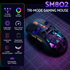 SOLAKAKA SM802 Pro Wireless Gaming Mouse Tri-Mode RGB 24000 DPI Hot-Swap Black