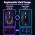 SOLAKAKA SM802 Pro Wireless Gaming Mouse Tri-Mode RGB 24000 DPI Hot-Swap Black