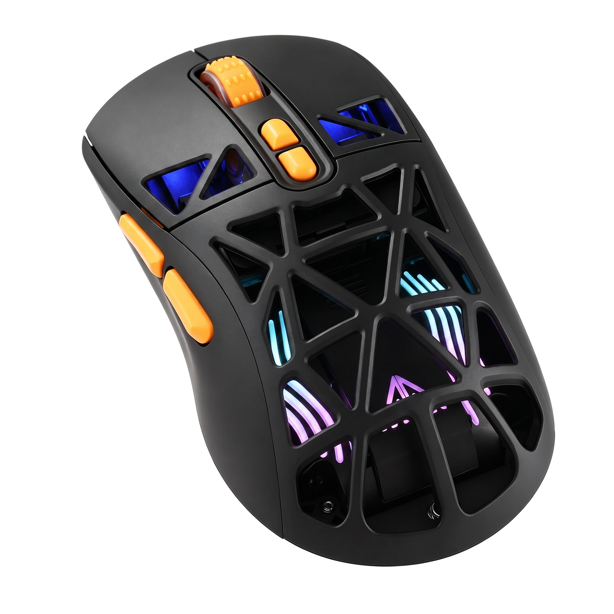 SOLAKAKA SM802 Pro Wireless Gaming Mouse Tri-Mode RGB 24000 DPI Hot-Swap Black