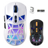 SOLAKAKA SM802 Pro Wireless Gaming Mouse Tri-Mode RGB 24000 DPI Hot-Swap White
