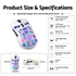 SOLAKAKA SM802 Pro Wireless Gaming Mouse Tri-Mode RGB 24000 DPI Hot-Swap White