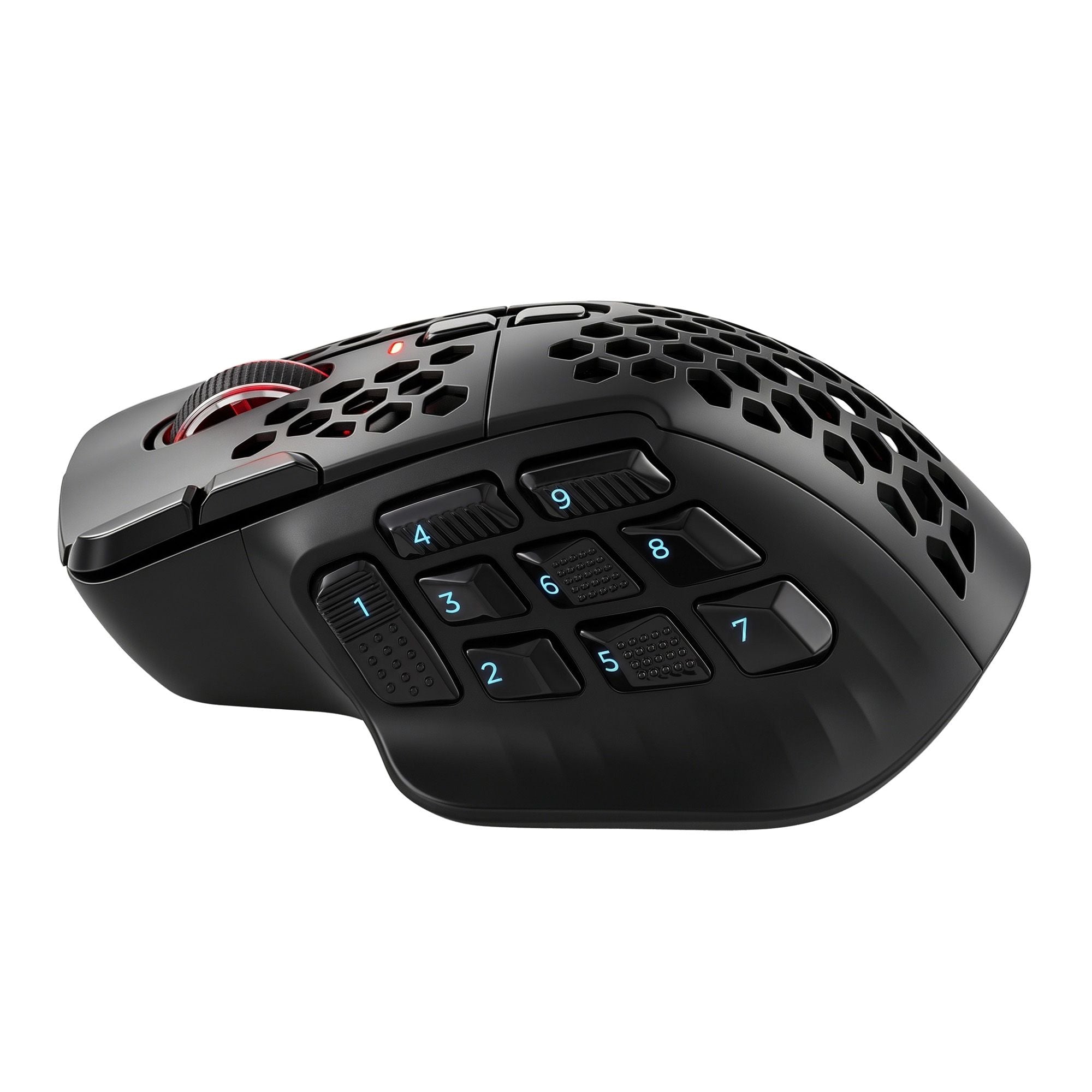 SOLAKAKA SM809 Pro Wireless MMO Gaming Mouse 16 Buttons 24000 DPI RGB Black