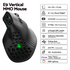 SOLAKAKA E9 Vertical MMO Gaming Mouse Tri-Mode 36000 DPI Ergonomic