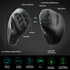 SOLAKAKA E9 Vertical MMO Gaming Mouse Tri-Mode 36000 DPI Ergonomic