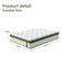 Double 30cm Hybrid Mattress Cooling Gel Memory Foam 5 Zone Pocket Spring Bed Temperature Regulating