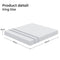 20cm King Reversible Gel Memory Foam Mattress  Medium Soft & Firm