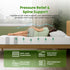 20cm King Reversible Gel Memory Foam Mattress  Medium Soft & Firm