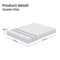 20cm Queen Reversible Gel Memory Foam Mattress  Medium Soft & Firm