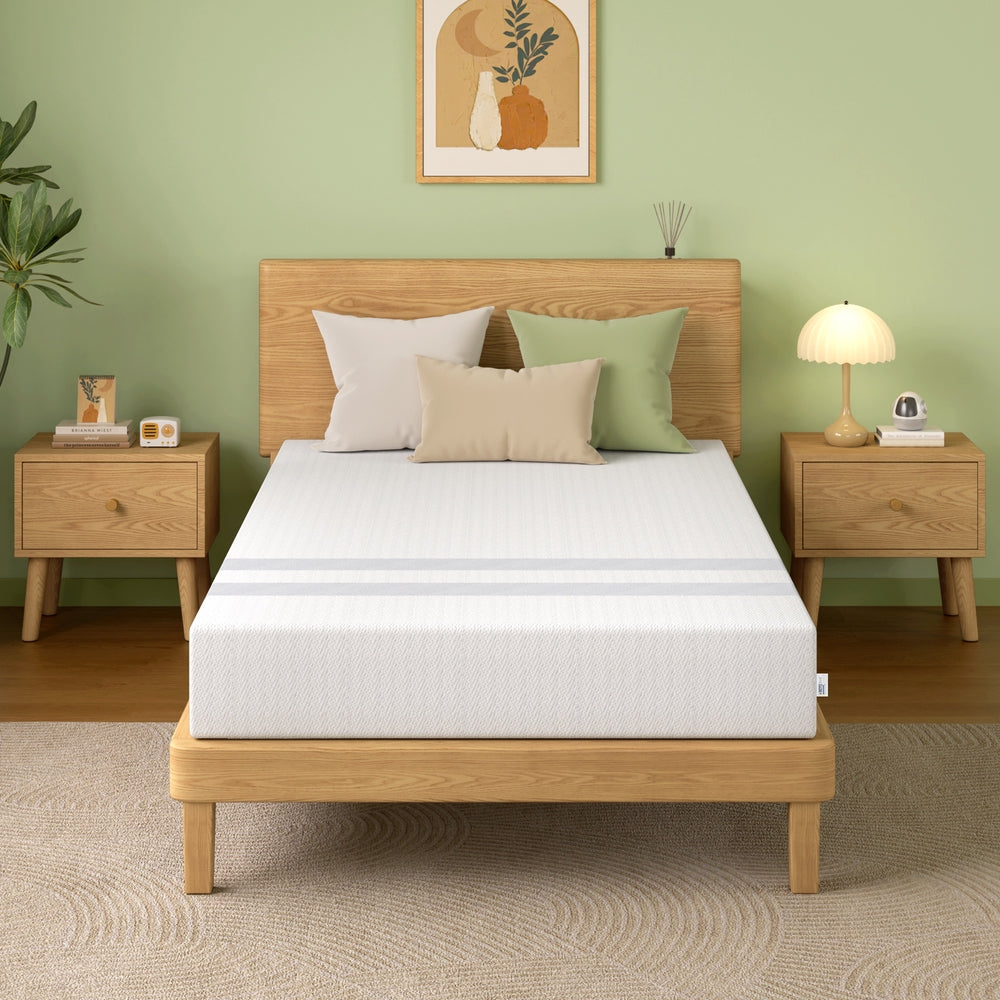 BedStory King Single Memory Foam Mattress 25cm Cooling Gel Foam Mattress in a Box Medium Feel