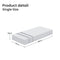 25cm Single Reversible Gel Memory Foam Mattress  Medium & Firm