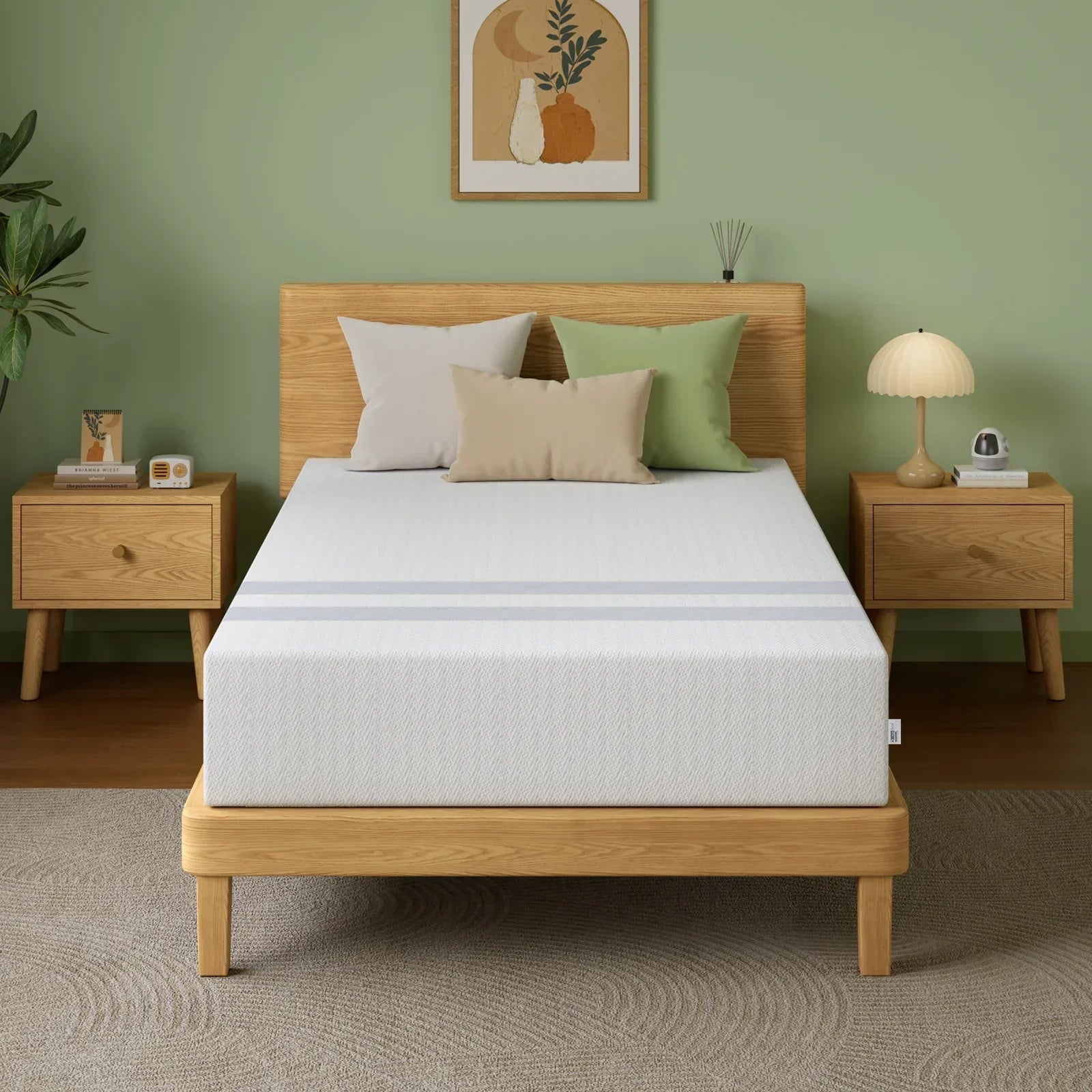 25cm Single Reversible Gel Memory Foam Mattress  Medium & Firm
