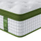 34cm King Latex Hybrid Mattress Medium Firm - 5 Zone Pocket Spring Bed for Pressure Relief Motion Isolation