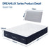 RoomSense Queen 34cm Gel Cooling Tencel Mattress Bundle with 2 Pillows