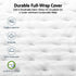 RoomSense Double 30cm Latex Mattress Medium Firm Bundle, Pine Bed Frame