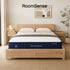RoomSense Double 26cm Firm Mattress Bundle with Oatmeal Wooden Bed Frame