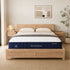 RoomSense Double 26cm Firm Mattress Bundle with Oatmeal Wooden Bed Frame