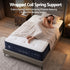 Single Mattress – 34cm Medium Firm Hybrid, Tencel Cooling Pocket Spring