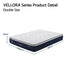 Double Mattress , 30cm Medium Firm Hybrid Mattress with Latex Lumbar Support for Back Pain Relief , Pocket Spring Mattress Double Size in a Box