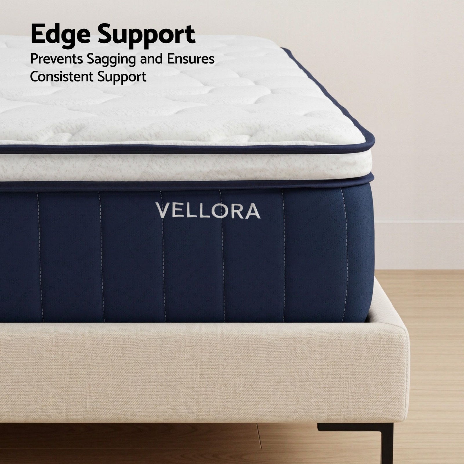 Queen Mattress 30cm – Medium Firm Hybrid with Latex Lumbar Support
