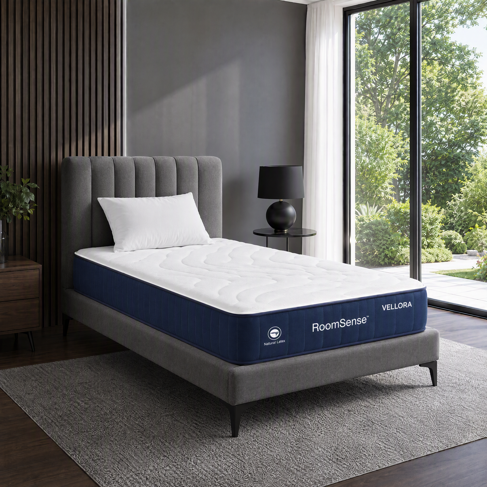 Single Mattress 30cm – Medium Firm Hybrid with Latex Lumbar Support