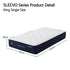King Single Mattress, 26cm Orthopedic Firm Mattress for Back Pain Relief, Pocket Spring Hybrid Mattress King Single Size for Home & Rental