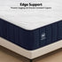 Single Mattress, 26cm Orthopedic Firm Mattress for Back Pain Relief, Pocket Spring Hybrid Mattress King Size for Home & Rental