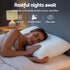 Cooling Memory Foam Pillow Pillows 1 Pack, Anti-Flattening Bed Pillows for Hot Sleepers, Adjustable Shredded Gel Side Sleeper Pillow for Neck Support, Washable Cover, 72x50x15cm