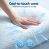 ROOMSENSE Cooling Memory Foam Pillow 2 Pack, Anti-Flattening Bed Pillows for Hot Sleepers, Adjustable Shredded Gel Side Sleeper Pillow for Neck Support, Washable Cover, 72x50x15cm