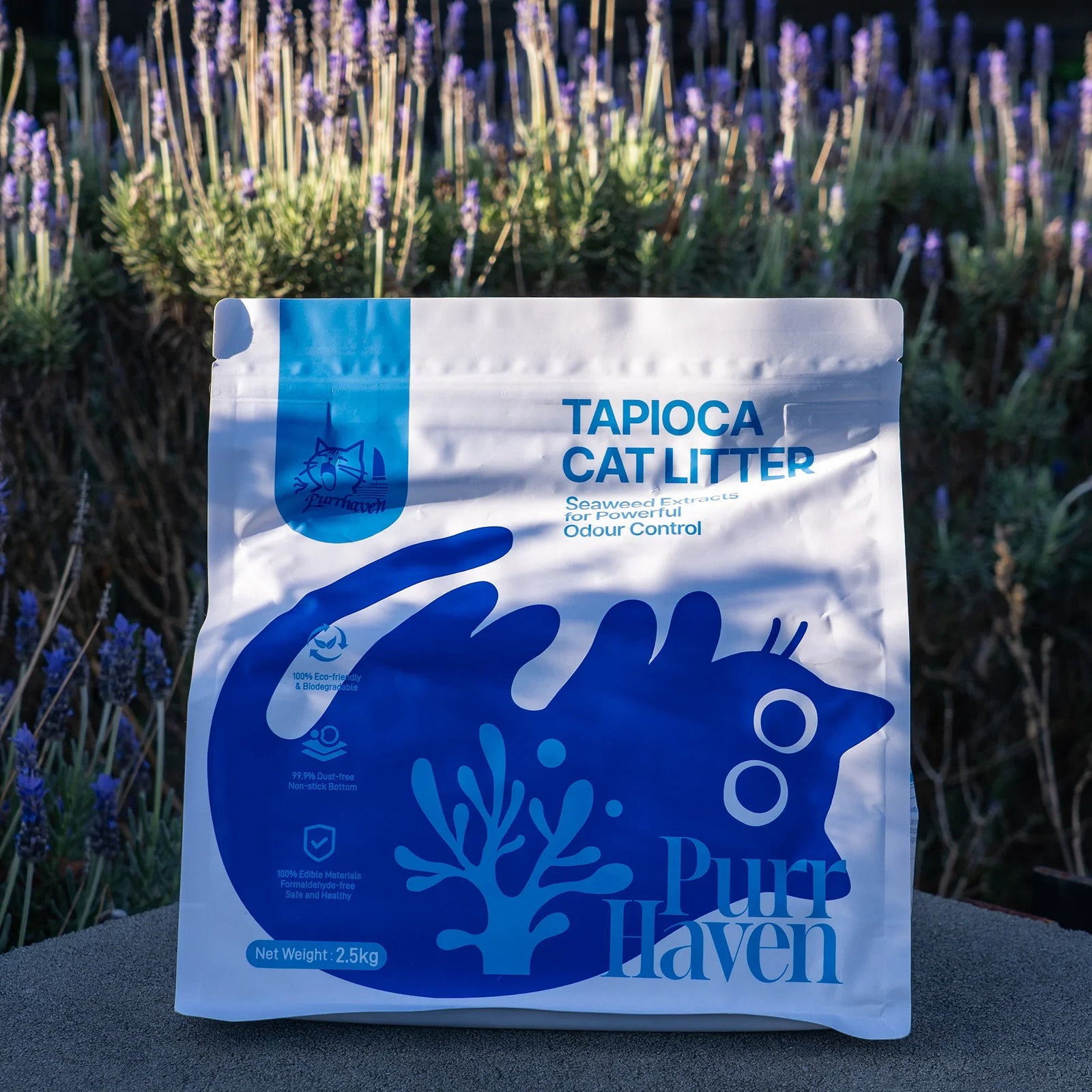 Tapioca Clumping Cat & Kitty Litter, 15kg (6 Pack),Dust Free,Natural Flusable,Easy to Clean,Odour Neutraliser,Rapid Liquid Absorption,Non-Toxic Formula