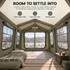 Weisshorn Inflatable Cabin Camping Tent 520x360cm Air Frame Mesh Olive Green