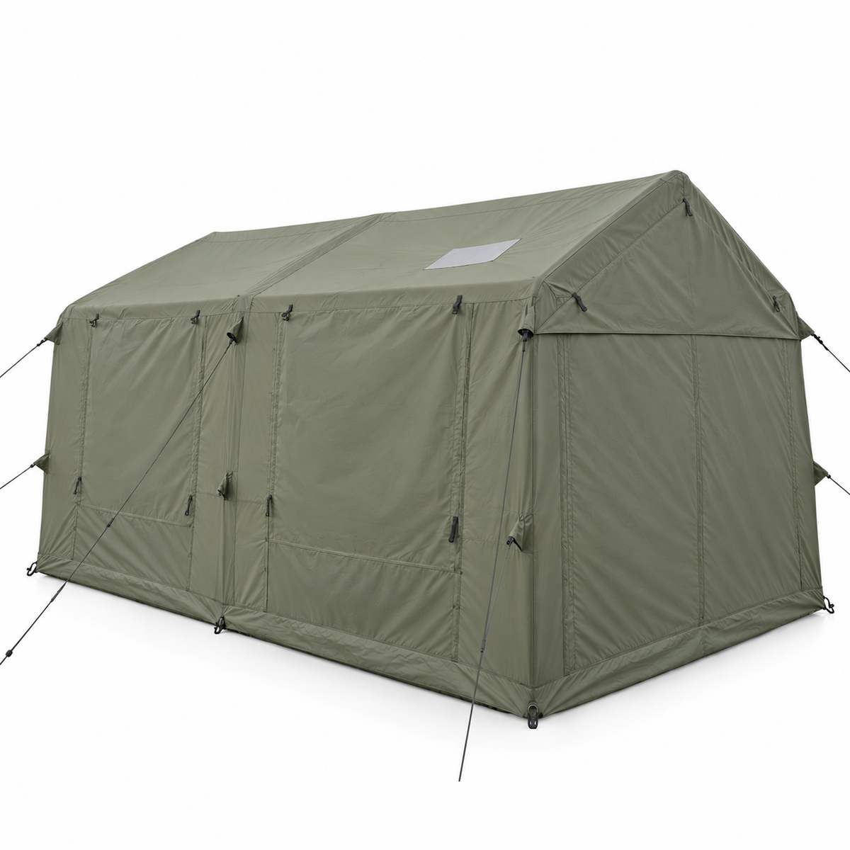 Weisshorn Inflatable Cabin Camping Tent 520x360cm Air Frame Mesh Olive Green