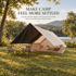 Weisshorn Inflatable A-Frame Air Tent with Extended Side Awning, Basecamp