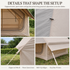 Weisshorn Inflatable A-Frame Air Tent with Extended Side Awning, Basecamp