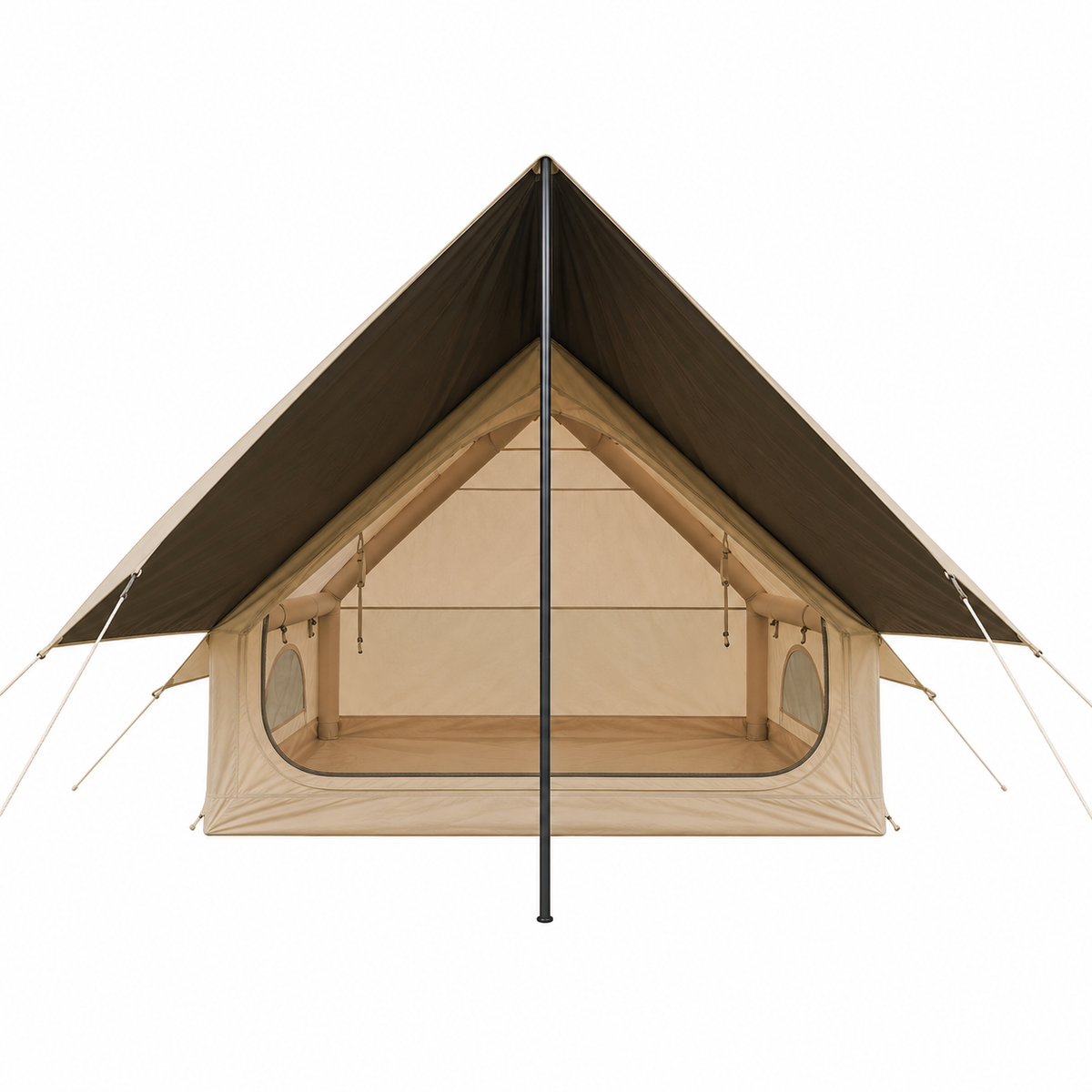 Weisshorn Inflatable A-Frame Air Tent with Extended Side Awning, Basecamp