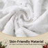 Jingle Jollys Christmas Tree Pillow Covers 2 Packs Cushion Covers Soft Faux Fur Jacquard Throw Pillow Covers 45 x 45cm White