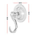 2x Suction Cup Hooks Heavy Duty Christmas Wreath Hanger Window 5kg