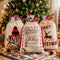 Jingle Jollys 3pc Large Canvas Christmas Santa Sacks 70 x 50cm Personalised DIY