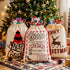 Jingle Jollys 3pc Large Canvas Christmas Santa Sacks 70 x 50cm Personalised DIY