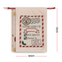 Jingle Jollys 3pc Large Canvas Christmas Santa Sacks 70 x 50cm Personalised DIY
