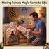 Jingle Jollys 3pc Large Canvas Christmas Santa Sacks 70 x 50cm Personalised DIY